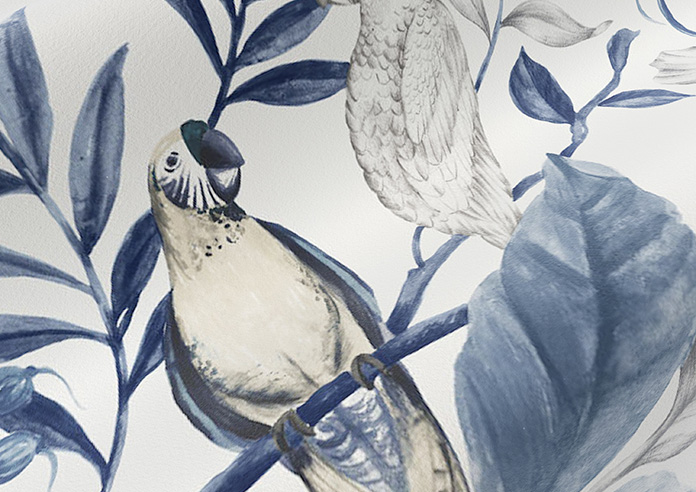 Iquitos, Indigo - Twist&Fit Roman Blind - Image 4